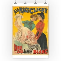 La Place Clichy - Izložba De Blanc Vintage Poster Francuska C