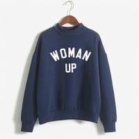 Duksevi za žene Ženska 3D pulover s pulover grafičkim slovima Ispiši casual sportove Aktivni kapuljač
