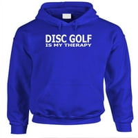 Golf je moja terapija - runov pulover Hoodie, Royal, 3xl