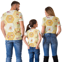 Košulja, porodični podudarni odijelo Winnie The Pooh Comfort Colors Thirt Stil