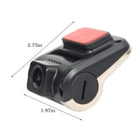 Sigurnosna kamera Dash Cam izgrađen u noćnom vidu 1080p Supercapacitor 140 ° širokokutni režim pametnog