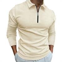 Mafiytytpr Majice majice ispod $ velikog i visokog muškarca ležerne prilike pulover čvrstog kamenca