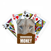 m životinjski bijeli lav poker igračka karta smiješna ručna igra