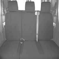 Caltrend Stražnji podijeljeni stražnji i čvrsti jastuk Neoprenske poklopce sjedala za 2015- Chrysler - CR169-08PA svijetlo sivi umetci i obloži
