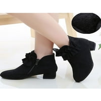 Avamo Kids kratke čizme Udobne cipele za gležnjače plišane princeze čizma Djevojka zimske cipele Djevojke