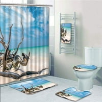 Podružnice moze na pješčanoj plaži Kube Nebo Sky Sky kupaonica Podesite tuš za kupanje ručnik za kupanje