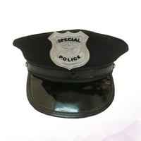Rosarivae Creative Octagon Police Classic Odrasli Policijski šešir Vojni šešir scena za zabavu Cosplay