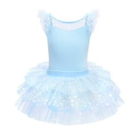 Dječje djevojke baleta plesna haljina odijela pamučna gimnastika Leotard BodySuit sa tutu suknja Ballerina