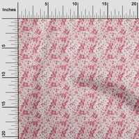 Onuone pamuk poplin lagana ružičasta tkanina tački diy odjeća za preciziranje tkanine tkanine od dvorišta