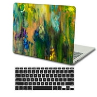 Kaishek plastična zaštitna futrola tvrda pokriva samo za - otpustite MacBook Pro 15 bez dodira + crni