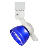 CAL rasvjeta HT-999-LED plastični učvršćivač zapisa u brušenom čeliku čisto plavo