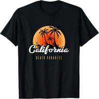 Žene California Sunset Twilight Plaža Majica Poklon posada za majice za zabavu TEE