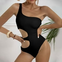 Amousa Fashion Women Solid Coleit seksi ležerni kupaći kostim Žene