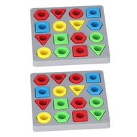 Igra odgovarajuće ploče oblika, poboljšajte oblik opažanja Boja podudaranja igračke geometrijske figure