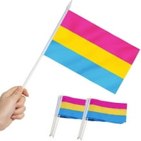Anley Panseksualna minijaturna zastava za ručnu zastavu