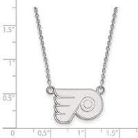 Sterling S. RH-P NHL Logoart Philadelphia letači mali privjesak sa ogrlicom; za odrasle i tinejdžere;