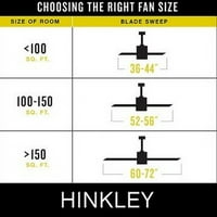 Hinsley rasvjeta - 72`````ceililing ventilator - Artiste oštrice stropni ventilator sa