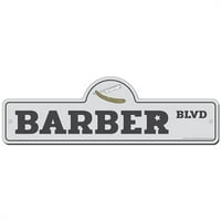 Prijava P- Barber in. Ulični znak - Barber