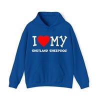 Love My Shetland ovčji pas pasmina Grafički duks kapuljača, Veličine S-5XL