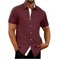 Košulje za muškarce Grafičke majice za muškarce Muškarci Modni casunski tasteri Jednostavno patchwork