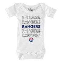 Dojenčad sitni otvor bijeli Texas Rangers Slogirani bodysuit