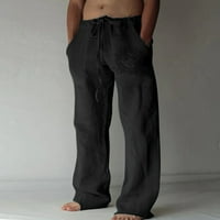 Muški joga hlače labave fit posteljine baggy hippie harem hlače udobni leptir uzorak Ispis Jogger Street