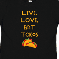 Inktastična live love tacos v Bower Majica malih djevojaka ili majica Toddler