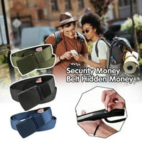 Sigurnosni novčani pojas struk skriveni torbica Pocket Novi turistički novčanik Safe P0Y0