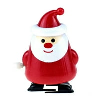 Walking Santa Claus Elk Penguin Snjegović ClockWork Toy Domaći dekor Božić Božićna igračka za zabavu