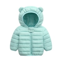 Loopsun Ljetna ušteda odjeća Dječji zimski kaputi za dječje jakne dječaci svijetle kapute s ušnim kapuljačom proljeće djevojke odjeća za dječja odjeća za dječja odjeća za dječaka
