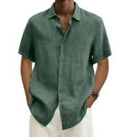 Lilgiuy Hawaiian Bowling majice za muškarce Ležerna majica Majica s kratkim rukavima zastoj na ovratniku Pulover bluza vrhovi