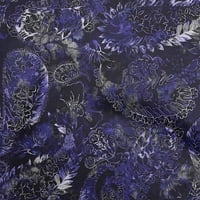 Onuone pamuk Cambric Royal Blue tkanini Paisley Craft Projekti Dekor tkanina Štampano od dvorišta široko