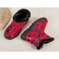 Crocowalk Women Winter Warm Snege Boots Udobne krznene obloge cipele na otvorenom na otvorenom vodootpornim