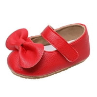 Djevojke sandale Jednostruki bowknot Prvi šetači princeza cipele crvene veličine 11