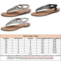Zodanni Ženske cipele Summer Sandale Neklizajuće Flip Flops Theng ravne boemske sandale