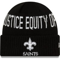 Omladinska nova era Black New Orleans Saints Social Juged Jugeds Letit Hat - OSFA