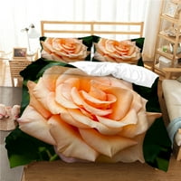 Cvjetni tisak Duvet pokriva posteljinu od mikrovlakana za posteljinu Man Woman Početna Posteljina Jedinstveni