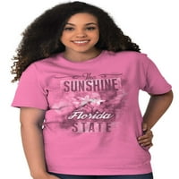Florida FL Slatka državna cvijeća Suvenir Ženska grafička majica Tees Brisco Marke 5x