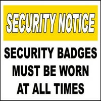 Sigurnosni znakovi - Sigurnosna značka mora biti istrošen potpis Aluminijumski znak Ulično odobreno