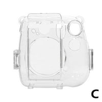 Pulunto za Fujifilm Insta Mini prozirna zaštitna futrola protiv ogrebotine sa zadnjim džepom za pohranu