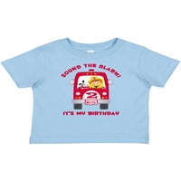 Inktastični vatrogasni kamion 2. rođendan Boy poklon baby boy majica