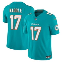 Muški Nike Jaylen Waddle Aqua Miami Dolphins Vapor F.U.S.e. Ograničeni dres