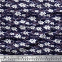 Soimoi Japan Crepe Satin tkanina cvjetno kosicanje tiskano tkaninsko dvorište široko