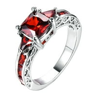 Duhgbne Fashion cirkon i mali dijamantni prsten za Valentinovo