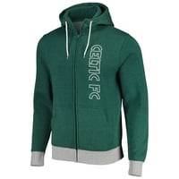 Muška zelena keltska stanja punog zip hoodie