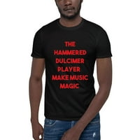 Crveni čekić Dulcimer Player - Napravite muzičku magičnu majicu kratkih rukava majica po nedefiniranim
