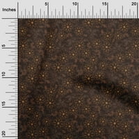 Onuone pamuk poplin smeđa tkanina cvjetna haljina materijal tkanina za ispis tkanina širokog dvorišta