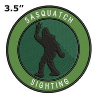 Sasquatch Vising 3,5 Iron On ili šivanje na vezenu mrlju tkanine za patch neobjavljene misterije ikonične