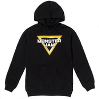 Monster Jam Muške fleece pulover Hoodie Black X-mali