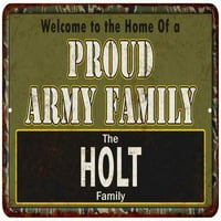 Holt ponosna vojska Porodični poklon Poklon metalni znak 112180023329
